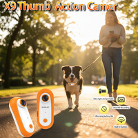 Neues Design X9 Mini Clip-On Haustierkamera mit Eingebauter Batterie Ultra-Lange Akkulaufzeit 120 °   Weitwinkelansicht, tragbares Clip-On-Design