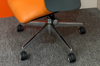 Chaise de bureau moderne pour patron, usage domestique, scolaire ou hôtelier, installation simple, réglable en hauteur, avec roulettes, marque QINGSHUAI