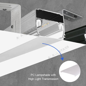 Architectural Project Stretching Ceiling Lights Wall Lamps Black Stretch <strong>Profile</strong> Oem Odm Custom <strong>Industrial</strong> <strong>Aluminum</strong> <strong>Profiles</strong> - Product Image 6