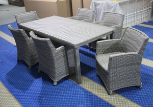 Mejor Patio Jardín Pe Rattan Mesa Color Muebles opcionales China Made Muebles de jardín - Product Image 4