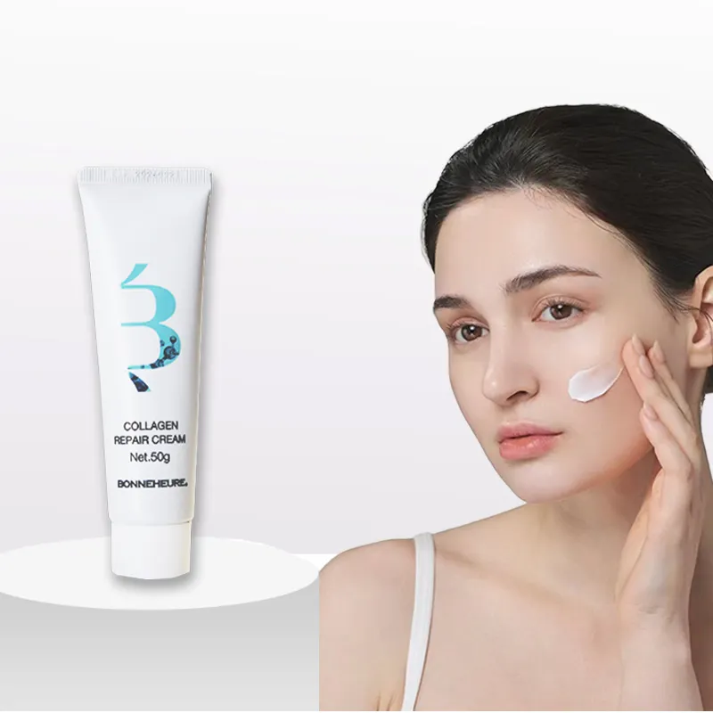 Nhãn hiệu riêng tự nhiên collagen Mặt Kem chăm sóc da giữ ẩm chống Winkle chống lão hóa hàng rào da sửa chữa mặt kem