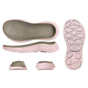Kezhi Customizable <b>Soft</b> Cushion EVA Foam Sole Women pink Summer Beach Flip Flops <b>Shoe</b> Soles Waterproof Slides Soles - Product Image 1