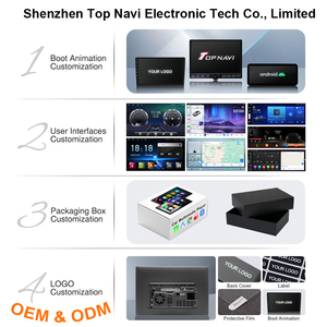 Autoradio universel <span class=keywords><strong>2</strong></span> DIN Linux 9 pouces avec CarPlay sans fil, Android Auto, GPS, YouTube, Netflix, Spotify, lecture de musique - Product Image 4