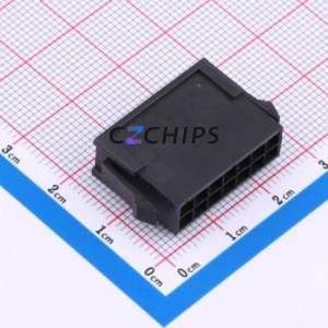 HC-MX3.0-2*7EY-05 Housing (Wire-to-Board / Wire-to-Wire) P=3mm Connector 2x7P 3mm Micro-Fit (MX 3.0) 3mm - Product Image 2