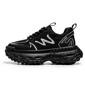 נעלי ריצה אופנתיות חדשות לשנת 2026, נעלי הליכה, לוגו בהתאמה אישית, נעלי יוניקס, סגנון קלאסי, שחור לבן, חלק עליון של הנעל - Product Image 2