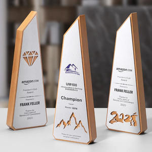 แผ่นถ้วยรางวัลไม้แข็งถ้วยรางวัลสั่งทำ - Product Image 1