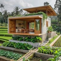 Maison d'été européenne préfabriquée de haute qualité en panneaux sandwich pour jardin, économique, moderne, étanche et écologique pour usage extérieur