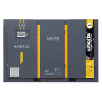 Compresor de Aire de Tornillo Rotatorio Industrial de Servicio Pesado de 350 HP CE, 250 KW, Refrigerado por Aire, Monitoreo de Datos en Tiempo Real, Pantalla Táctil