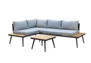 Yoho personalizado moderno al aire libre de aluminio jardín sofá conjunto esquina ratán para apartamentos patios supermercados sótanos oficinas en casa - Product Image 3