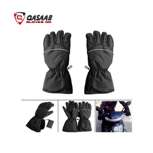 Gants chauffants électriques USB pour hommes et femmes Hiver Ski Snowboard Isolé Cuir Coton Polyester Chaud Outdoor Gear - Product Image 2