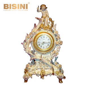 Real oro antiguo Floral adornado Palacio actuación Musical de placa de porcelana para la decoración de la pared - Product Image 5