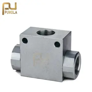 SF Series SF-06/36W 12/31 DN10 315 Bar Shuttle Valve Pneumatic Air Control Shuttle Valve