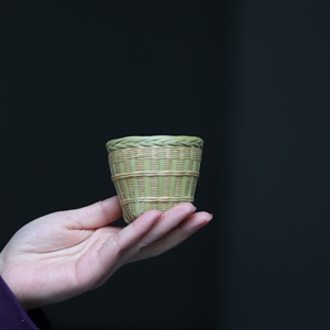 Handmade <b>Bamboo</b> Woven Tea Strainer Small Basket Style Reusable Tea Ceremony Accessory - Product Image 1