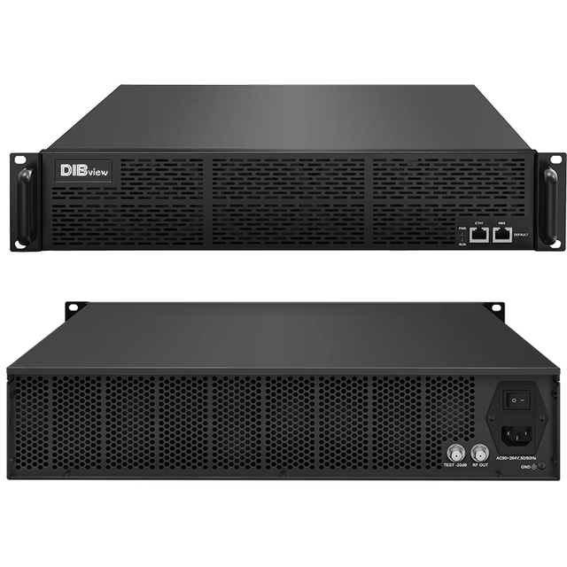 64-in-1 Analog NSTC PAL RF Agile Modulator Headend for IPTV Modulator with 64 IP Input Radio & TV Broadcasting Equipment