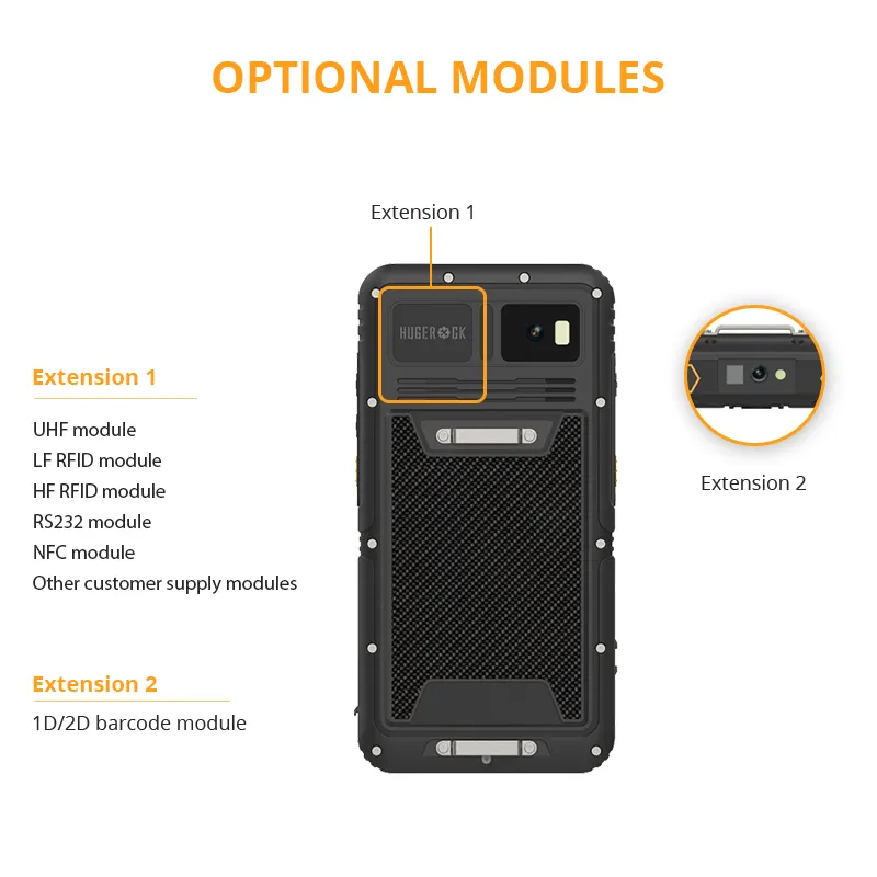 T60 OEM IP67 Waterproof wifi 4G LTE ATEX explosion-proof Cell Phone Android 13.0 Rugged PDA Tablet PC industrial handheld