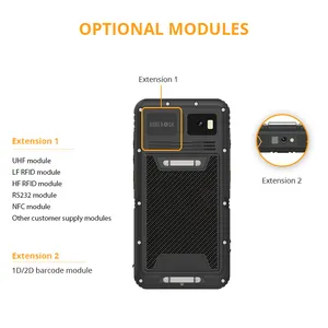 Android Rugged Tablet Pc T60 OEM IP67 Waterproof Wifi 4G LTE ATEX Explosion-proof Cell Phone Android 13.0 Rugged PDA Tablet PC Industrial Handheld