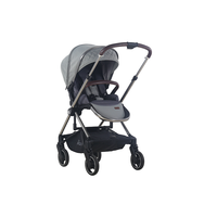 Poussette de bébé pliable de paysage élevé compacte de luxe Personnaliser la poussette