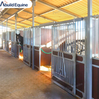 Kits de boxes modulaires pour chevaux, panneaux avant de box, portes de box, équipement d'écurie équestre