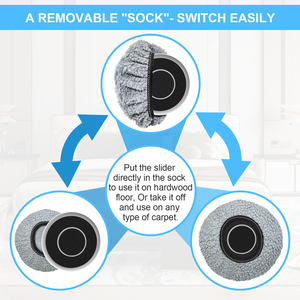 Reusable Large Furniture Movers Sliders Oval Moving Pads <b>Protector</b> for Carpet and Hardwood Floors - Product Image 6