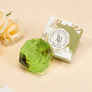 Yasnoy <b>Rose</b> Essential Oil Handmade <b>Soap</b> Regular Size All Skin Types Hand <b>Soap</b> Solid Form Silk Screen Printing - Product Image 4