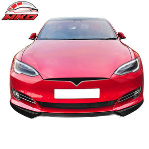 Divisor de Labios Delantero Estilo IKON para Tesla Model S 2016-2021 - Kit de Carrocería de Fibra de Carbono de Alta Calidad - Product Image 2