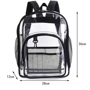 Mochila Casual de PVC Transparente Multicapa, Gran Capacidad, con Diseñ<span class=keywords><strong>o</strong></span> Atractivo para Hombre <span class=keywords><strong>o</strong></span> Mujer - Precio de Fábrica - Product Image 5