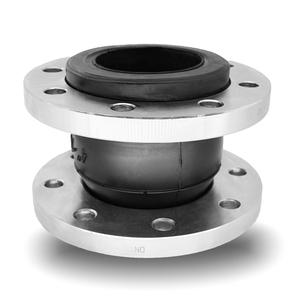 DIN PN16 DN65 DN80 Carbon thép mạ kẽm NR mềm kết nối hấp thụ sốc linh hoạt Ống bù cao su doanh - Product Image 2