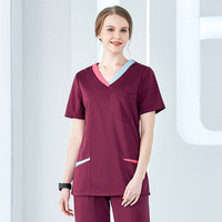 Uniformes ems de travail pour médecins et infirmières, ensembles d'uniformes médicale de Style nouveau, uniformes d'hôpital avec Logo imprimé de broderie, bon tissu