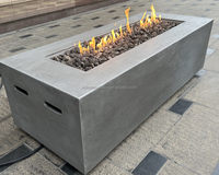 Poêle à feu de table autoportant en bois/gaz/alcool/atomisation, long, 100/120/140/150/160/165/180/200 cm