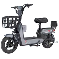 Vélo Électrique Urbain 48V 350W OEM Chine en Gros, 3 Vitesses, Batterie Plomb-Acide, Cadre en Acier Carbone, E-Bike Haute Technologie