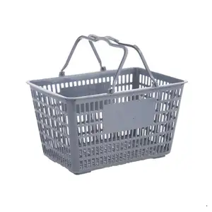 Guangzhou manufacturer Supermarket Shopping Basket Supermarket Small Plastic Basket