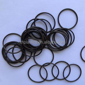 Cincin segel karet hitam ukuran metrik kustom NBR FKM EPDM FFKM HNBR silikon O cincin segel