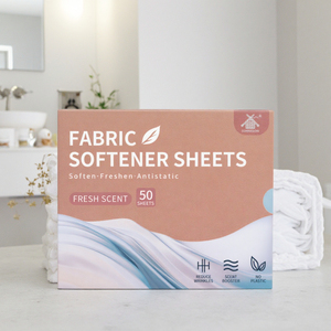 Lunga durata fresco e pulito profumo asciugatrice lenzuola sicuro per <span class=keywords><strong>ammorbidente</strong></span> per vestiti per bambini controlli statici forma solida - Product Image 4