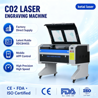 Découpeuse laser CO2 professionnelle 6090 avec contrôleur Ruida et tube Reci pour l'industrie publicitaire