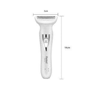 Kemei เครื่องโกนหนวดไฟ<span class=keywords><strong>ฟ</strong></span>้า Km-275สำหรับผู้หญิง, เครื่องเล็มคิ้วบิกินี่สำหรับกำจัดขนตามร่างกายใบหน้าสำหรับใช้ในครัวเรือนรถยนต์ RV - Product Image 5