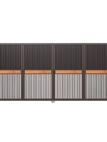 Puerta Corredera Automática de Aleación de Aluminio Min Gu Ting, Diseño Moderno, Duradera, para Patio, Fácil Instalación, 3 Años de Garantía, Hecha en Fujian