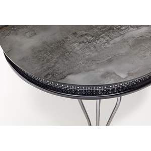 Juego de Mesa de Comedor Ovalado Moderno y Minimalista de 6 Piezas con Patas de Hierro, Muebles Duraderos para el Hogar - Product Image 6