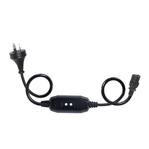 Enchufe AU de cobre de 3 pines a enchufe hembra IEC C13, hervidor de PC, <span class=keywords><strong>Monitor</strong></span> de ordenador, cable de alimentación de CA con interruptor de protección contra fugas - Product Image 6