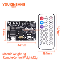 Carte décodeur Bluetooth 5.0, Module Audio stéréo, large tension, amplificateur de haut-parleur réglable en Volume, XY-WRBT