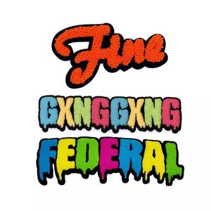 Factory Price Letter Set and Short Word Style Patch Custom Iron on Patch - Product Image 2