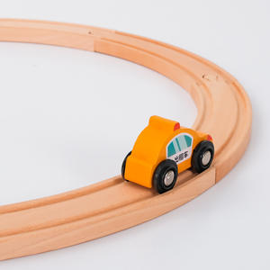 Pack d'extension de circuit de voitures en bois, jouet éducatif à assembler pour enfants, échelle 1:5, pour garçons de 4 à 6 ans, compatible avec les circuits - Product Image 5