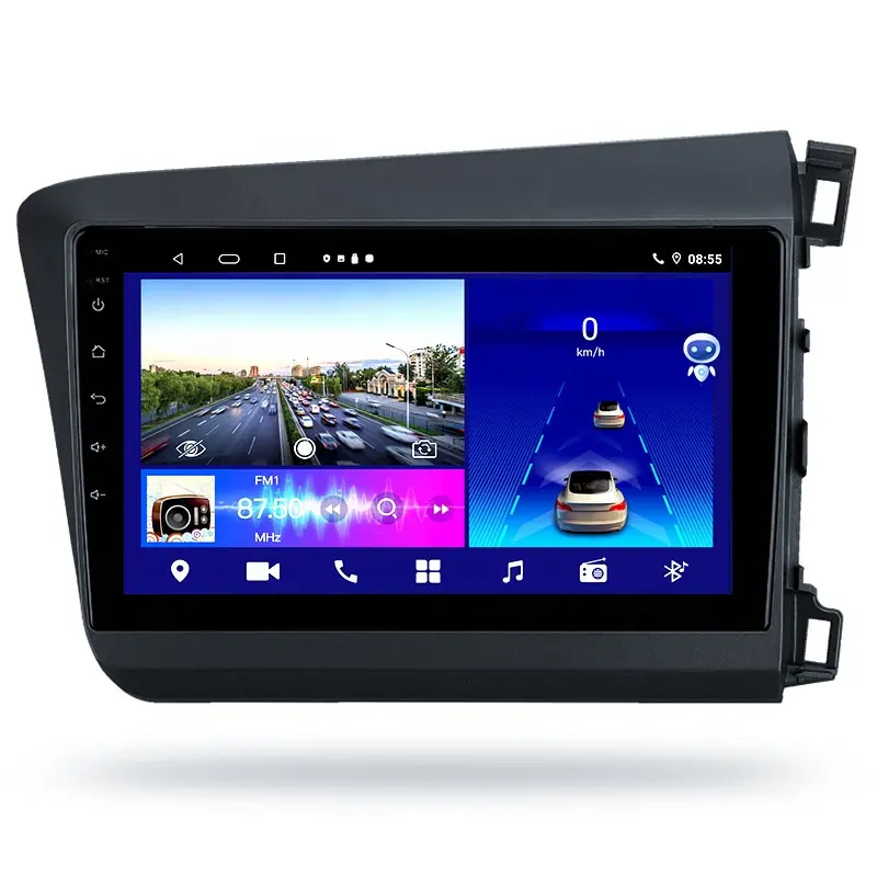 Universal Car Audio System Car Navigation Android GPS & Tracking For HONDA CRV 2011 2018 10.1