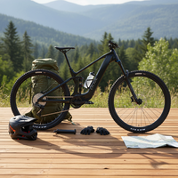 Bicicleta Eléctrica de Montaña Serie Cyctrac, Cuadro de Fibra de Carbono, Batería de Litio de 36V 720Wh, Motor Central de 250W 85Nm, 12 Velocidades, Impermeable