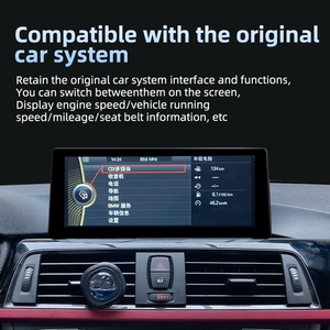 Sistem Linux Google mobil Multimedia navigasi GPS pemutar Carplay untuk BMW 3 Series E90 E92 E93 F30 F35 F80 2006-2017 - Product Image 4