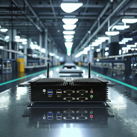 Mini PC Industrial Integrado de 11.ª Generación con CPU I5 1135G7, Compatible con Sistemas Operativos Win10/11 y Linux, para Máquinas Expendedoras, Mini Ordenador sin Ventilador