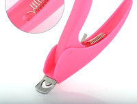 Coupe-ongles professionnel pour French manucure, tête en acier inoxydable, pour Gel acrylique, faux-ongles, pointes, coupe-bord