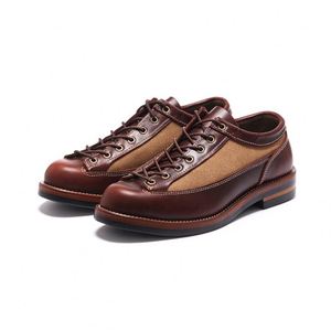 Bottes à lacets en cuir véritable pour homme, produit rétro le plus vendu - Bottes d'automne pour homme de haute qualité - Collection 2025 - Product Image 2