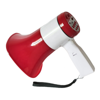 Haut-parleur de mégaphone portable rechargeable XC-180NEW 20W avec poignée pliable TF-card USB Support Sirène d'alarme Caractéristiques