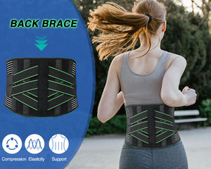 유지 도매 남녀 공용 피트니스 짐 에어 메쉬 탄성 통기성 압박 유연한 허리 지지대 요추 견인 벨트 - Product Image 2
