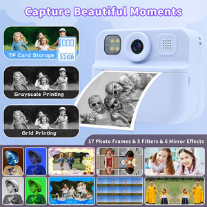 Cámara Digital para Niños con Impresión Instantánea, Cámara Dual para Selfies HD 1080P, Papel Térmico sin Tinta, Juguete Creativo de Pintura DIY para Niños - Product Image 5